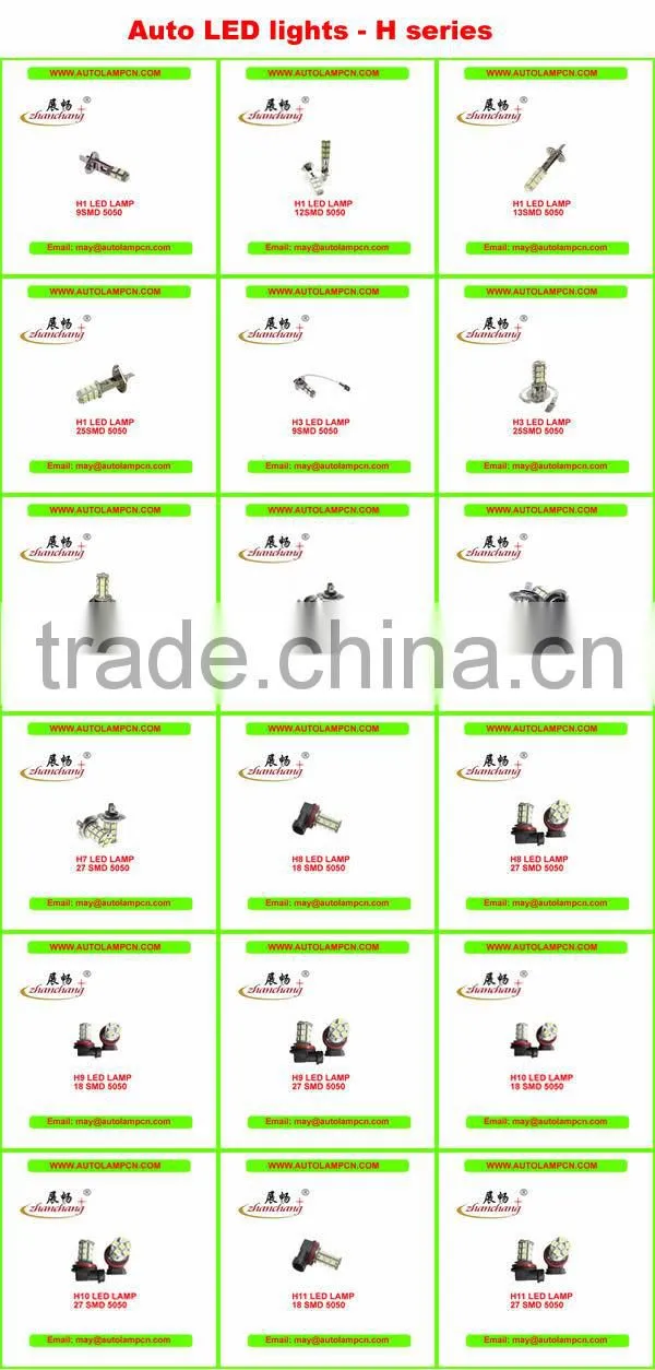 car H4 LED headlight bulbs 27SMD5050