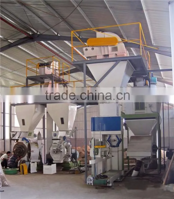 simple structure and correction animal feed bag packing machine with long service time