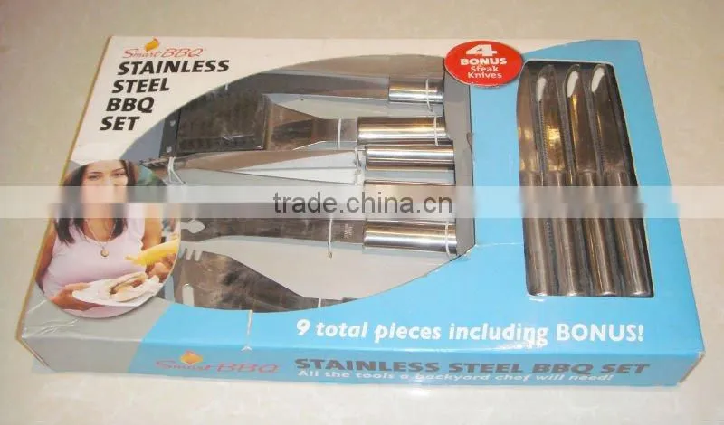 Set of 8pcs BBQ Tools