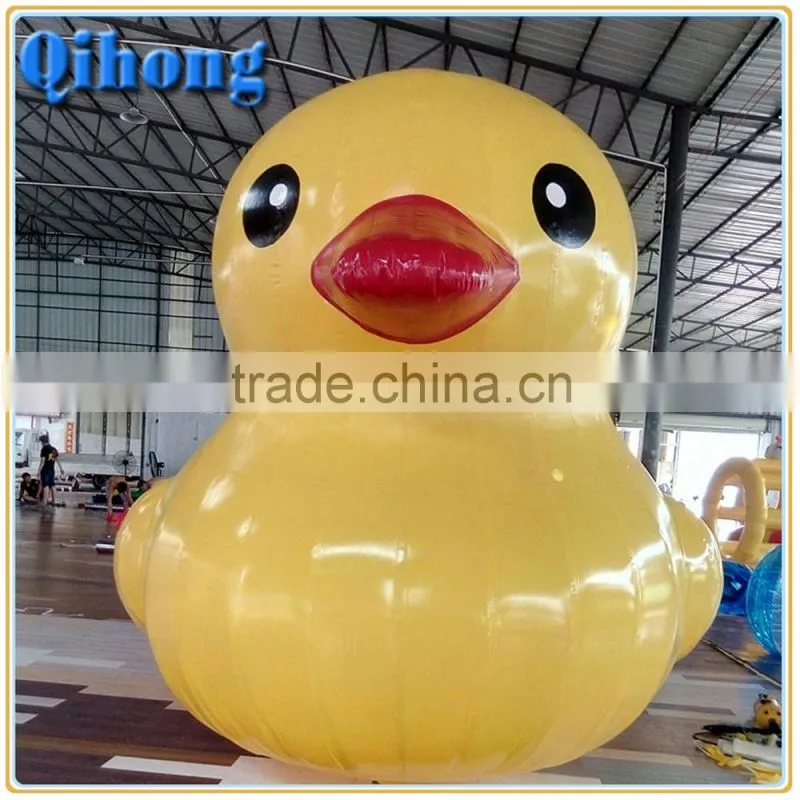 Portable PVC rubber duck toys gaint inflatable promotion duck, inflatable duck float