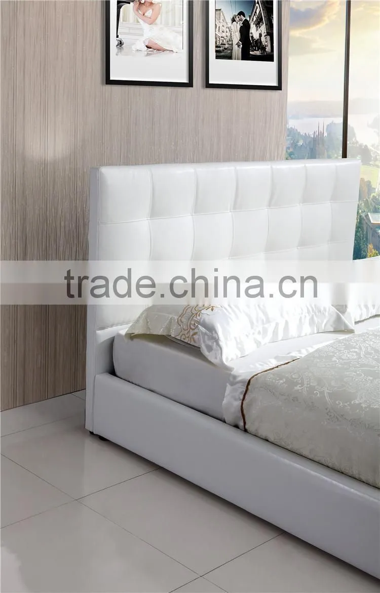 Home Furniture Prado Gas Lift Ottoman faux leather Storage Bed
