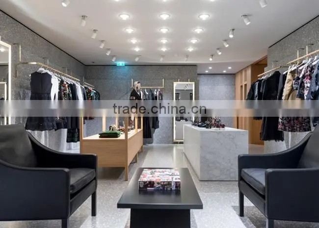 Tailor made attractive modern fashion retail cloth shop decoration