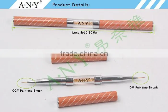 ANY Nail Art Beauty Design Crystal Nails Building Rhinestone Nylon UV Gel Nail Brush UV Gel Art