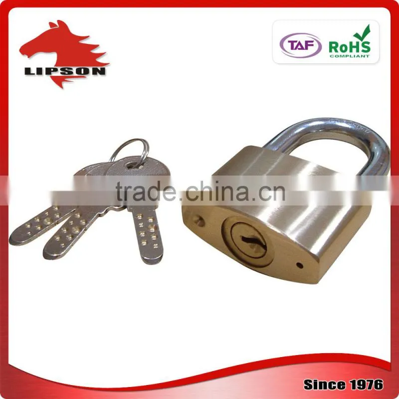 LS-100K Double Locking Mechanism europen Keyway Brass pad locks