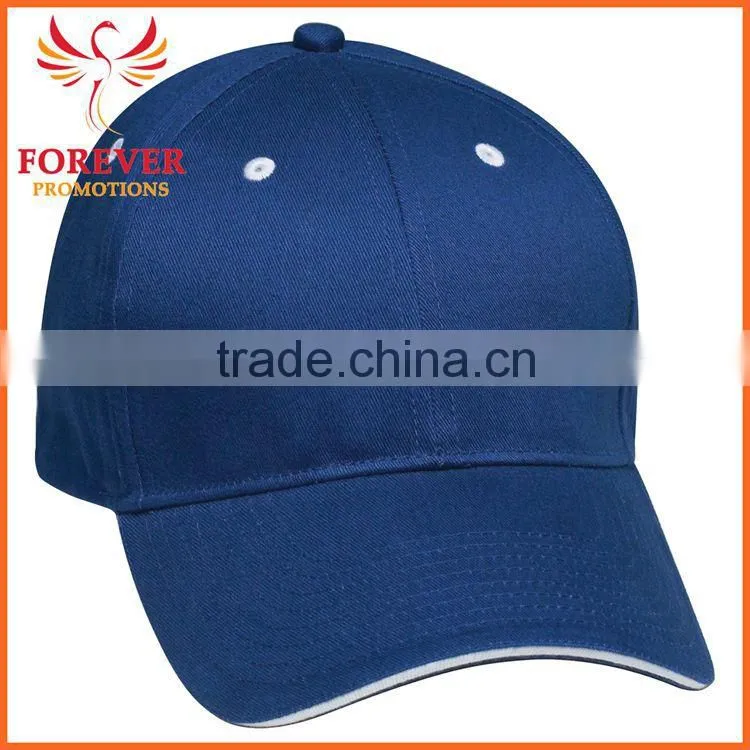 Chinese Manufactory Baseball Caps Cheap Embroidery Sandwich Baseball Visor