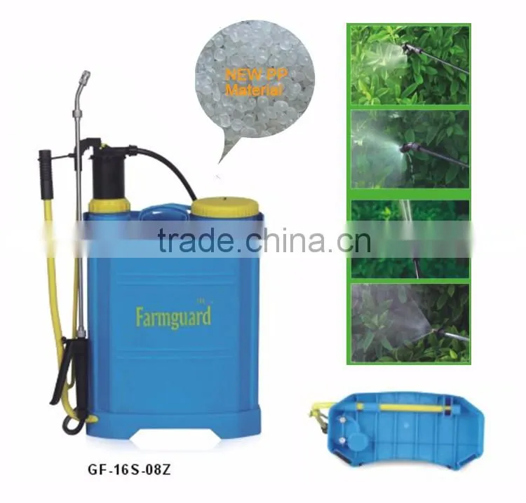 16L knapsack agricultural manual hand sprayer,SS lance manual sprayer