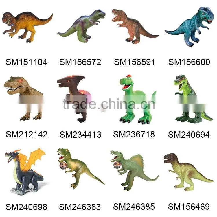 B/O moving dragon plastic dinosaur set
