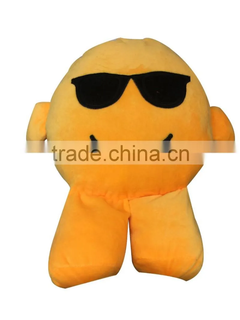 Wholesale Custom Kid New Design Emoji Cartoon Charater Plush Stuff Toys