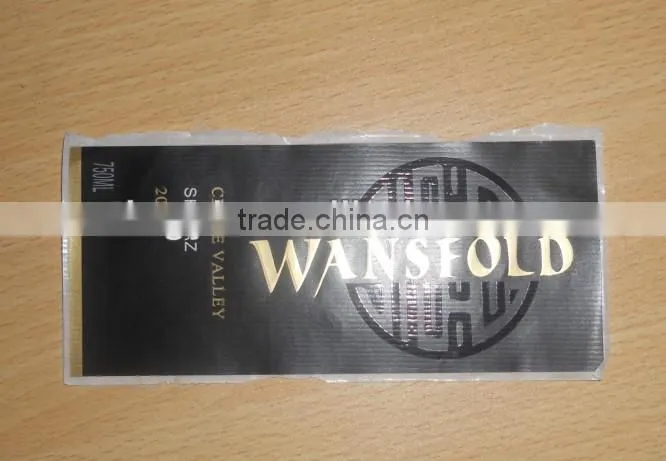 high quality custom wine paste labels
