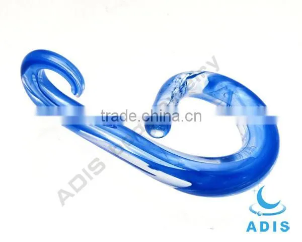Unique screw glass ear expander plug 2g glass earring pierce