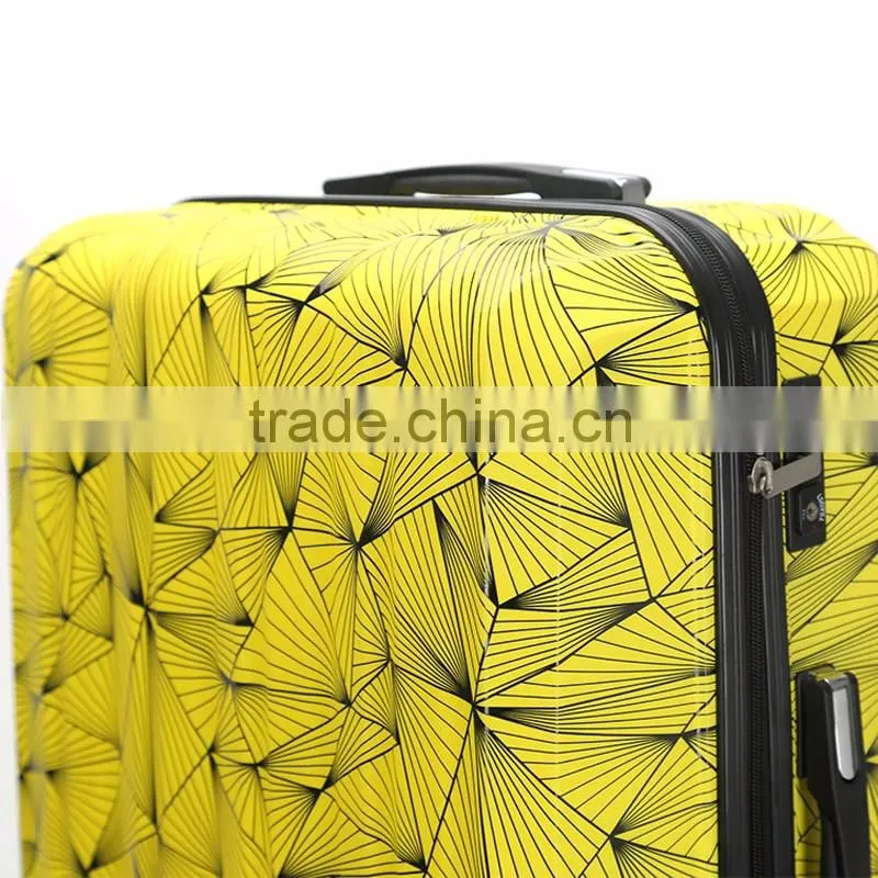 Good Quality Flower Print ABS PC Luggage Eminent Hard Luggage