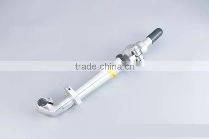 2015 Newest 22.2mm/25.4mm Bar Bore Silver Alloy Folding Bike Handlebar Stem