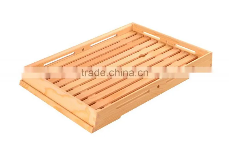 wood rectangular plates for bread