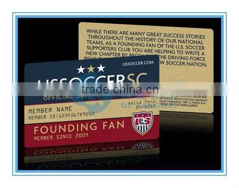 pvc card plastic Card