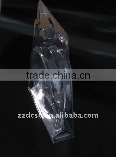 pvc plastic electronic products packaging folding tray