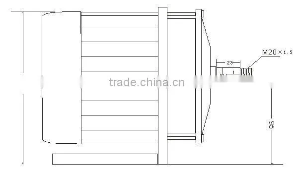 60VDC brushless motor