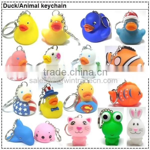 Mini plastic yellow whale rubber shower gifts