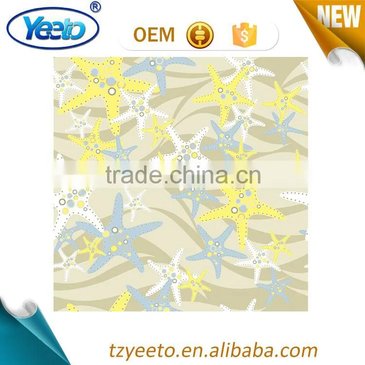 Starfish Deco PVC Decorative Stained Glass Window Film