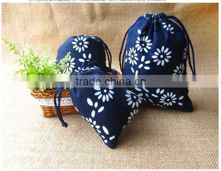 High Quality Calico Drawstring Bag Wholesale