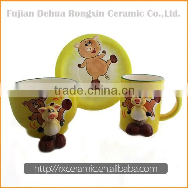 2015 inexpensive ceramic dinner plate sublimation ceramic plate