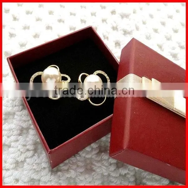 Delicate jewelry cardboard packaging boxes