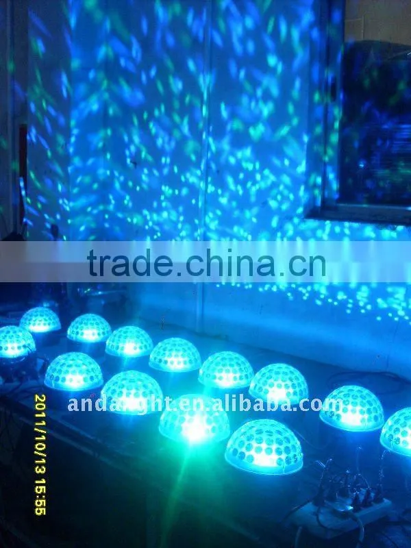 mini crystal magic ball led stage light