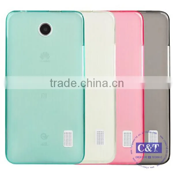 C&T Ultra Slim Soft TPU Gel Rubber Silicone Skin Shell Back Case Cover for Huawei Ascend Y635