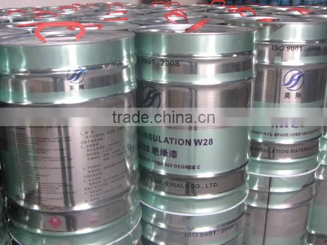 Red insulating electrical varnish