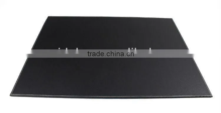 eco-friendly leather table mat/dest mat
