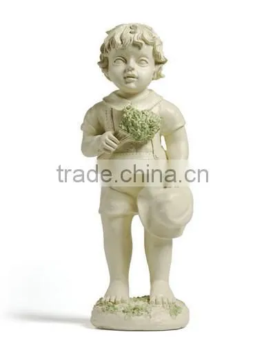 custom resin souvenir children figure for home decoration