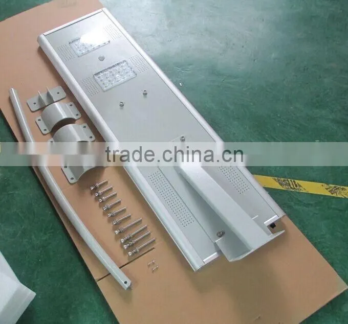 High brightness 80W LED100W PV All in one LED integrated solar street lighting