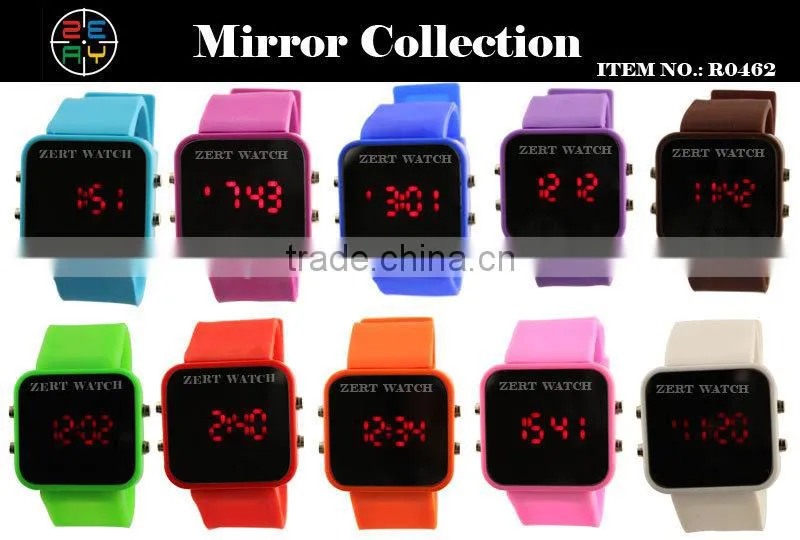 R36 Eco-friendly Silicone led watch withe digital movement for men watches