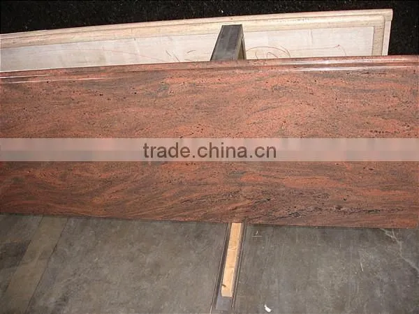 Natural Polished Multicolor Red Granite Countertop