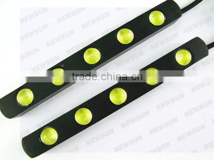 9-16V DC 10W high brightness eagle eyes universal car led daytime running lights with aluminum shell