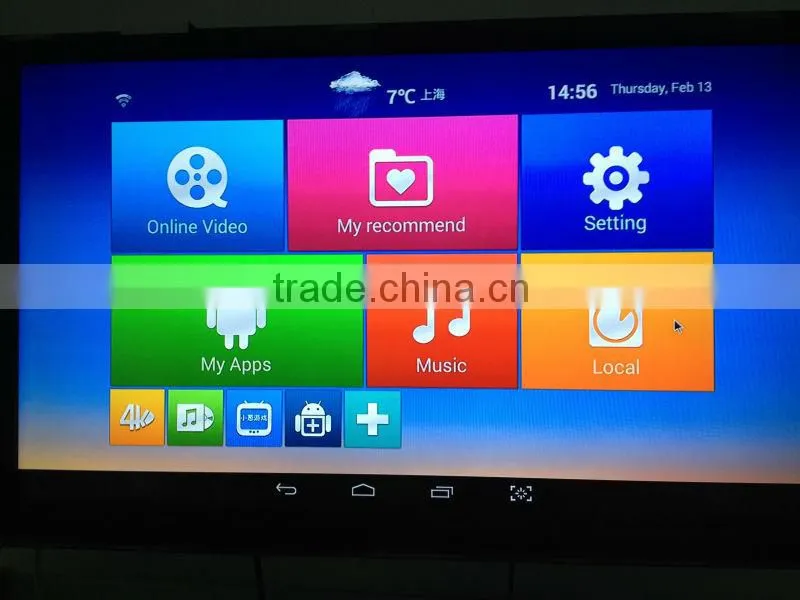 Hot Amlogic S805 Quad core android 4.4 tv box T6 support bluetooth 4.0, 4K*2K, XBMC, 1G+8G smart android 4.4 T6 payment accept