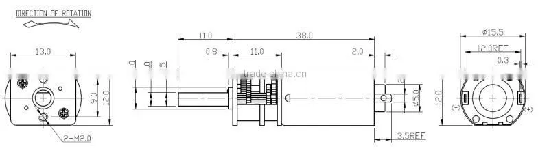 Factory in Ningbo China Promotion personalized screwdriver dc gear motor