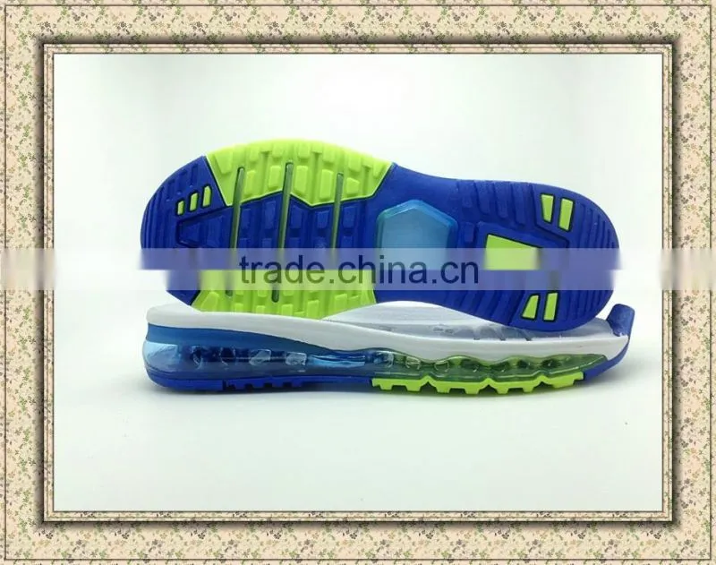 2016 fashion eva+aircushion+tpr sport shoes sole