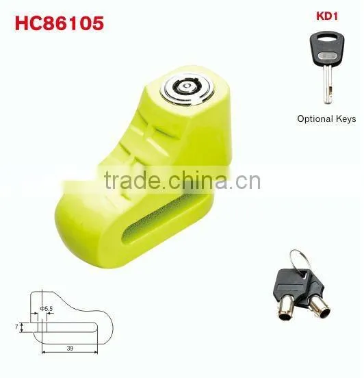 Anti-Theft Motorcycle Lock, Disc brake Lock,two-wheel lock HC86105