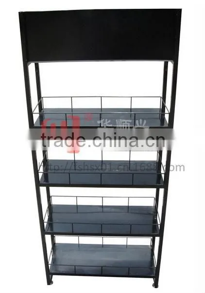 supermarket beer wine bottle drink metal display stand HSX-S321