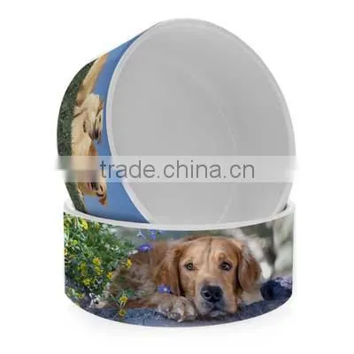 Sublimation ceramic pet bowl