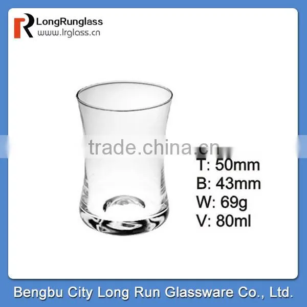 LongRun 55ml home use milk glass cup water drinking glass/ glass juice cups for kids