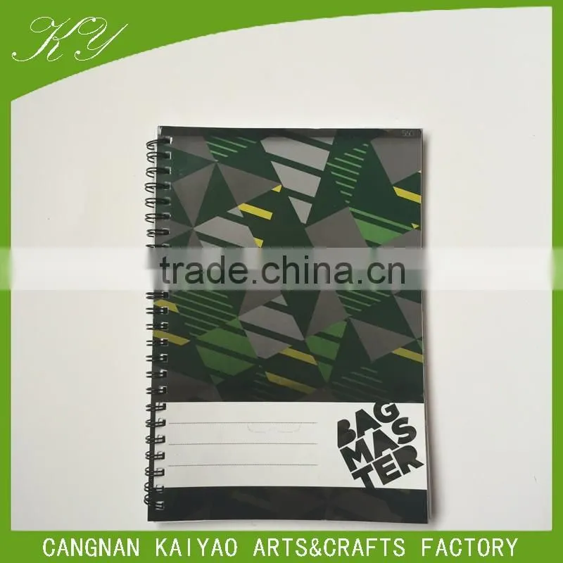 A4 notebook double spiral binding 80gr white paper notebook