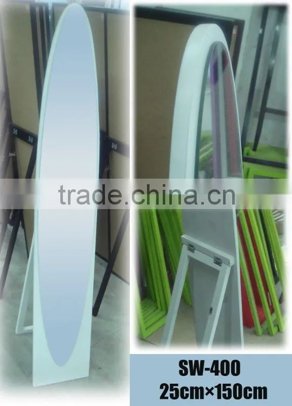 Wooden Furniture Bedroom Dressing Mirror Design Oval Wood Frame Mirror