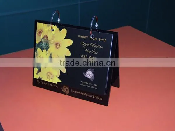 custom printed advent acrylic glass calendar