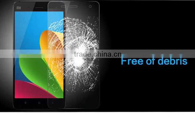 2015 Original Clear Tempered Glass Screen Protector for Xiaomi 3, Hot Selling for Xiao Mi 3 Screen Protector