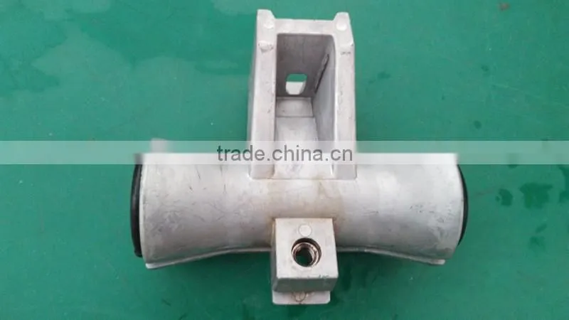 Customized suspension clamp for ADSS cable 100-200m span