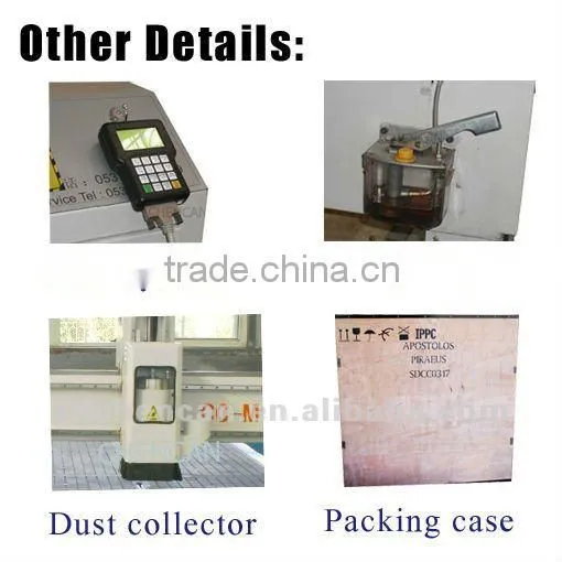 Shandong Multi-function Wood Cylinder CNC Wood/MDF/PVC Carving Machine 1325 CNC Router for Sales