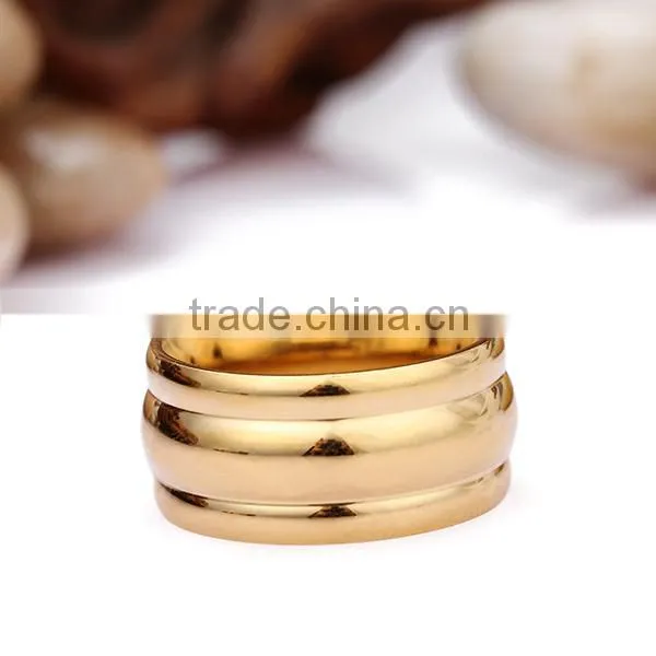 Latest simple gold wedding fashion man ring designs