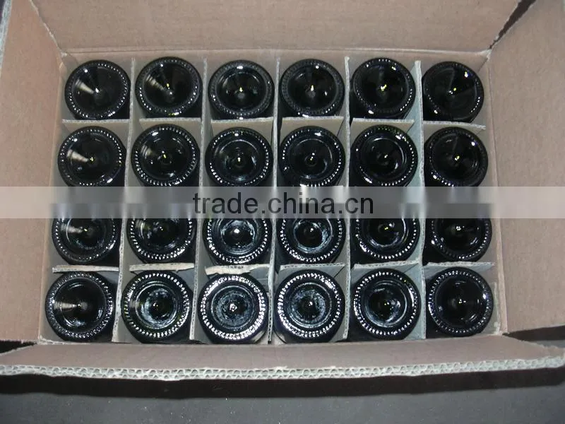 2014 hot sale cobalt blue glass bottles for wine prices