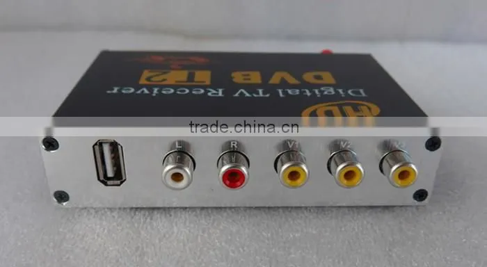 Single antenna Support 20~70KM/H HD Car DVB-T2 Car digital TV Receiver Fully compatible with DVB-T2 and H.264 MPEG-4 MPEG-2